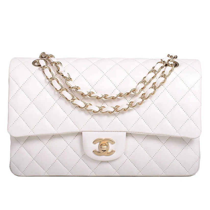 Iconic Pristine White Chanel Bag